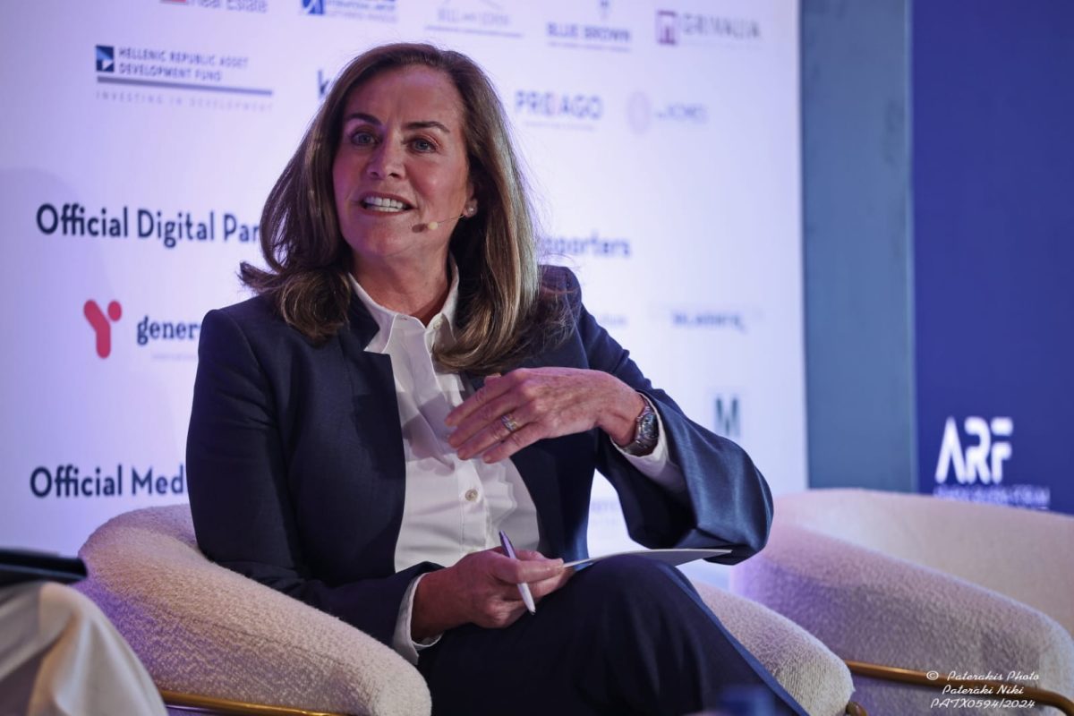 Forging Global Partnerships for Progress: A Dialogue Between Dorothy McAuliffe of the US State Department and Yanna Andronopoulou of Microsoft in Greece, Cyprus, and Malta at the Athens Riviera Summit