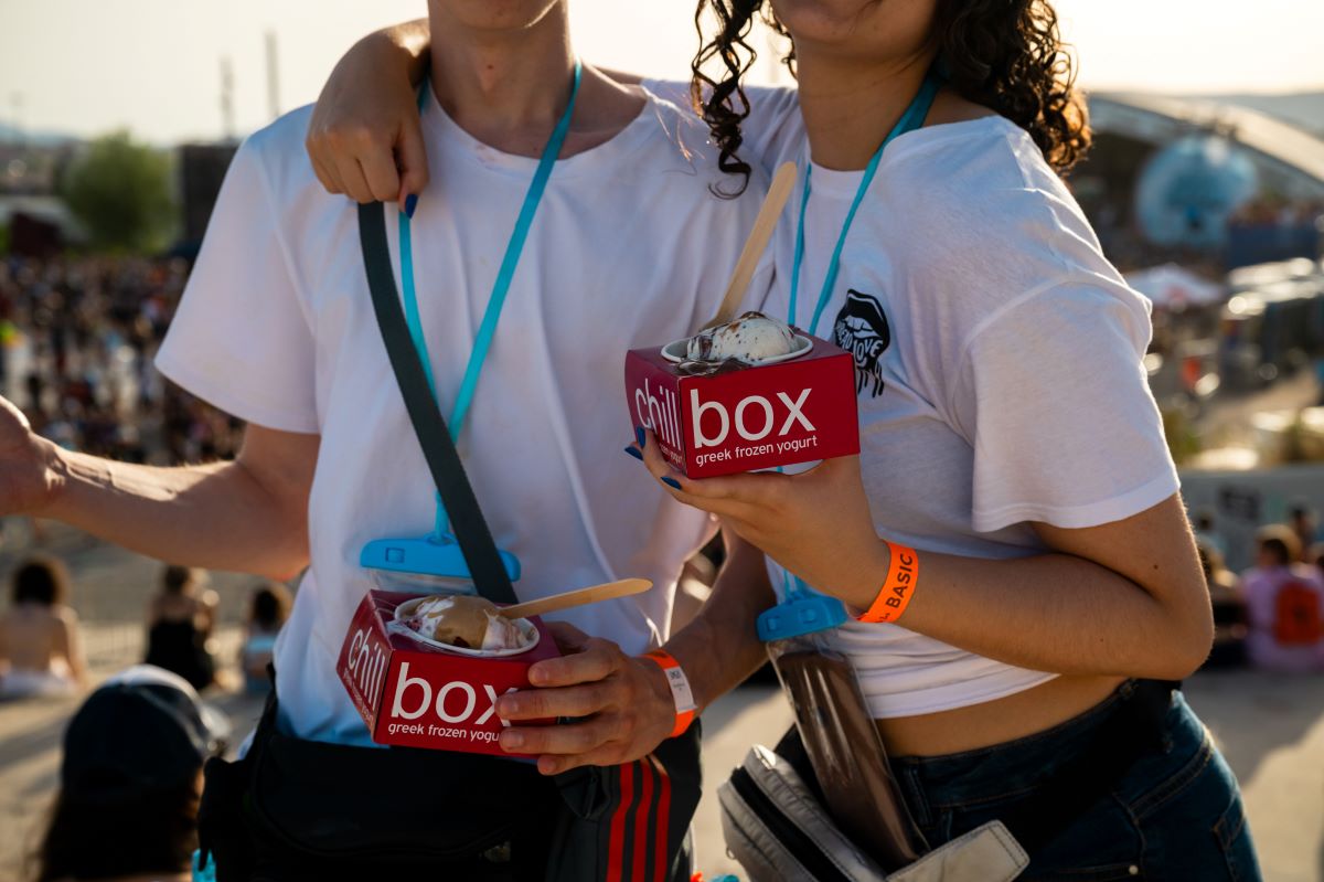 Τα παγωτά Chillbox στο Waterboom Festival