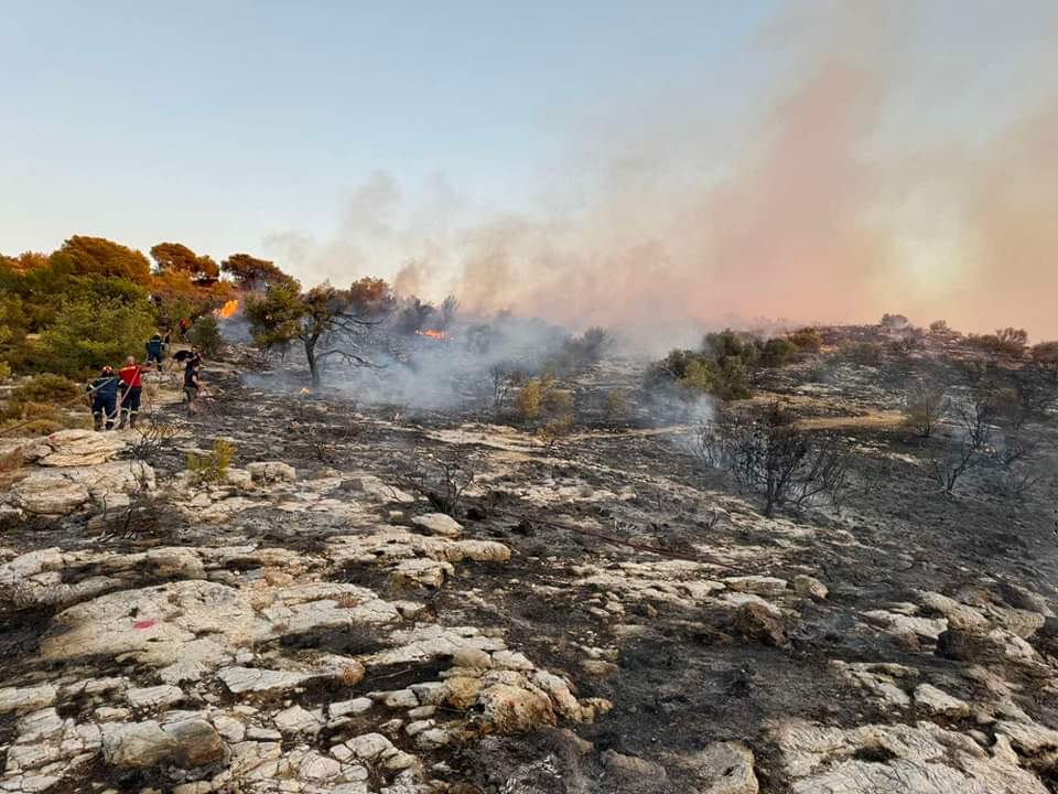 Φωτιά στην Τερψιθέα Γλυφάδας